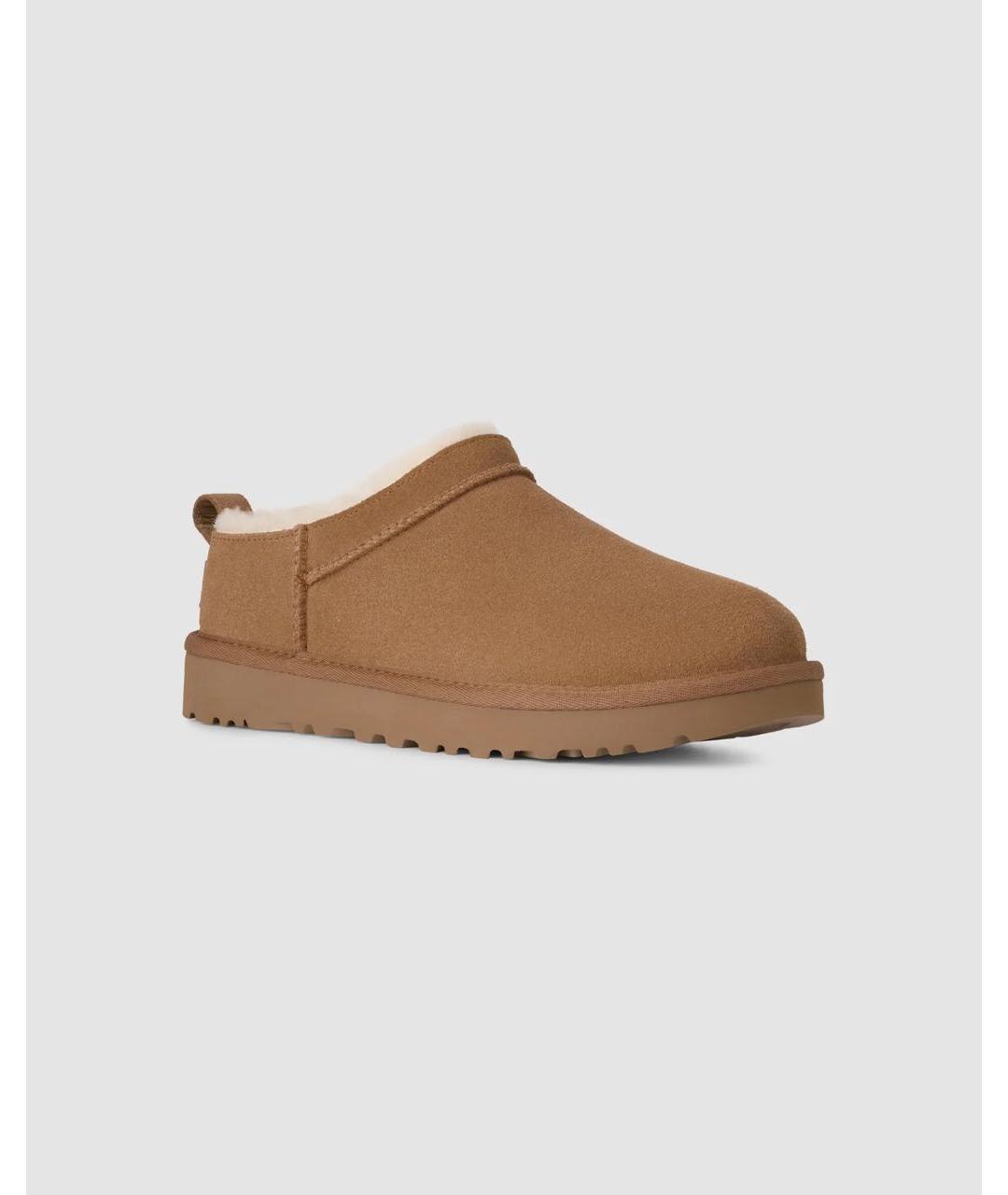 UGG AUSTRALIA Коричневые замшевые ботинки, фото 2