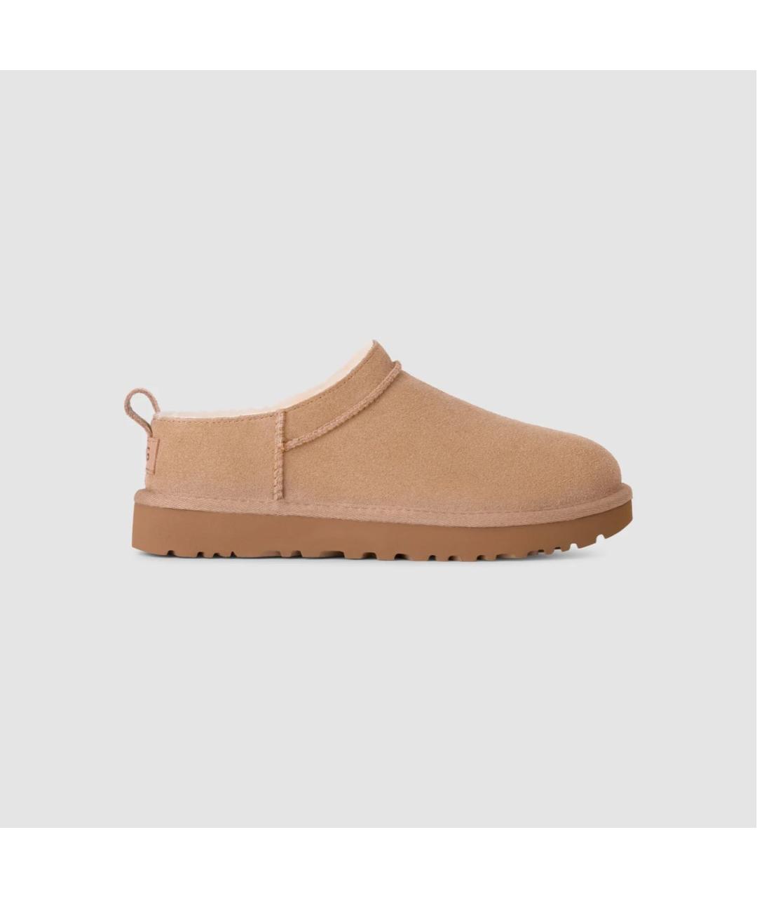 UGG AUSTRALIA Бежевые замшевые ботинки, фото 7
