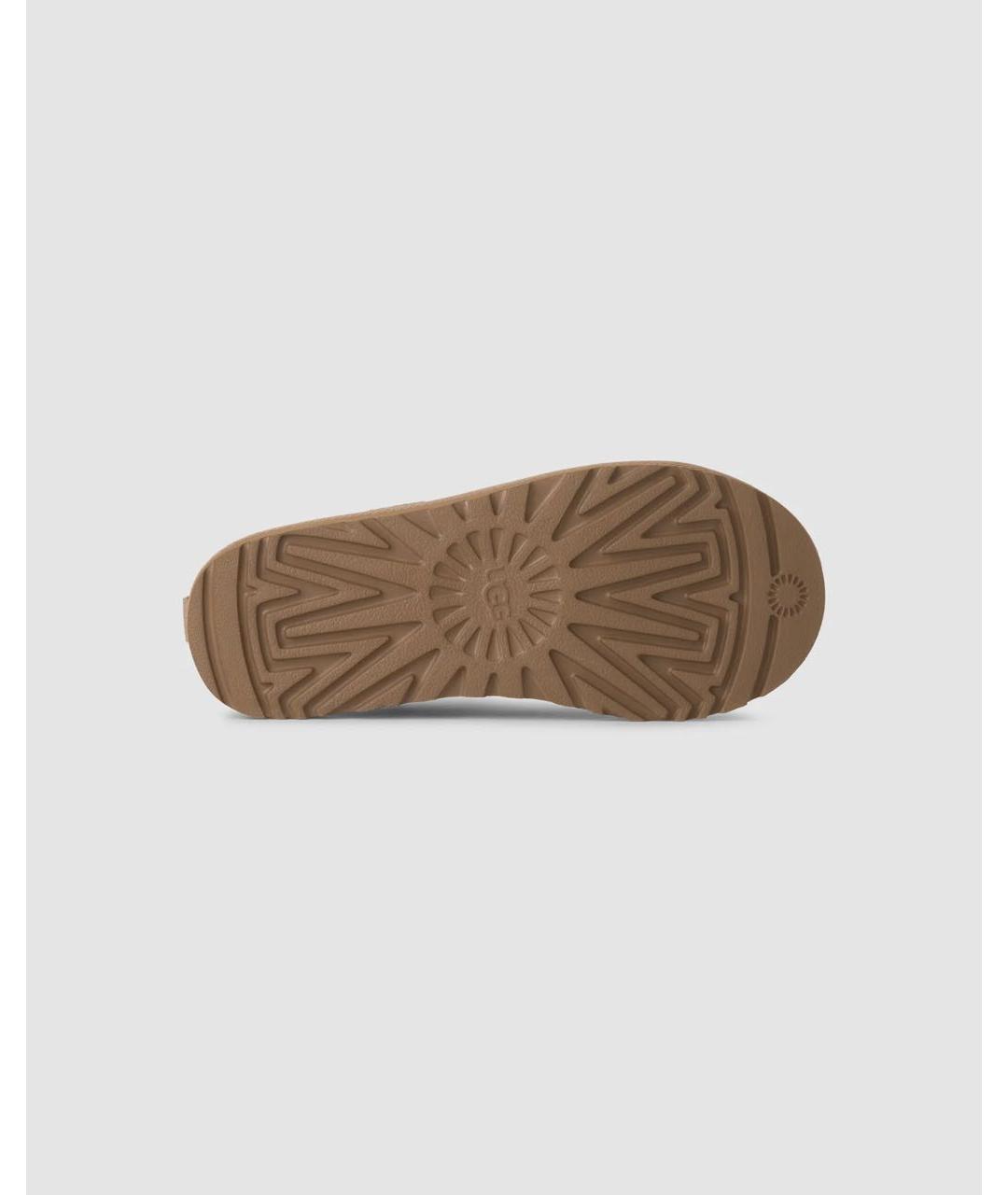 UGG AUSTRALIA Бежевые замшевые ботинки, фото 6