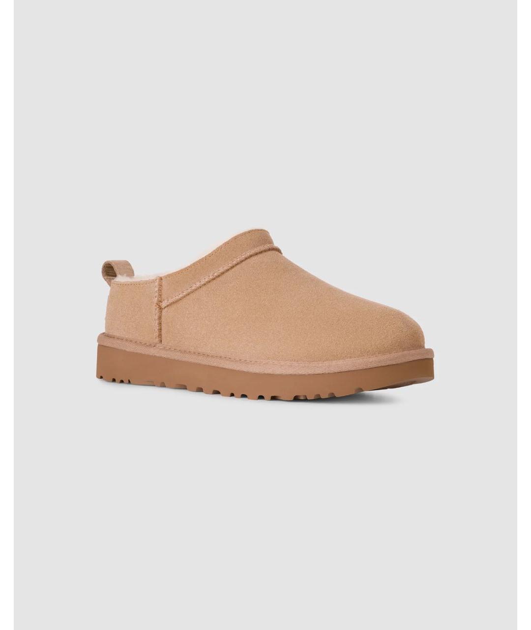 UGG AUSTRALIA Бежевые замшевые ботинки, фото 2