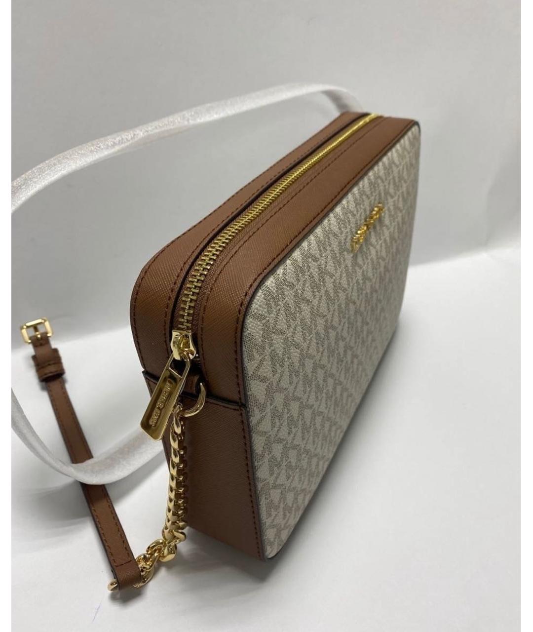 MICHAEL KORS Бежевая сумка через плечо, фото 2