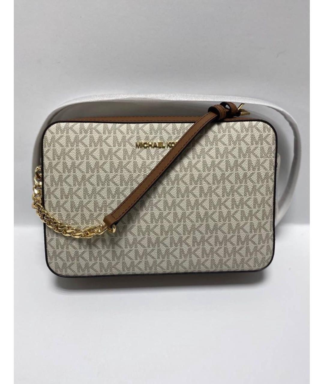 MICHAEL KORS Бежевая сумка через плечо, фото 4