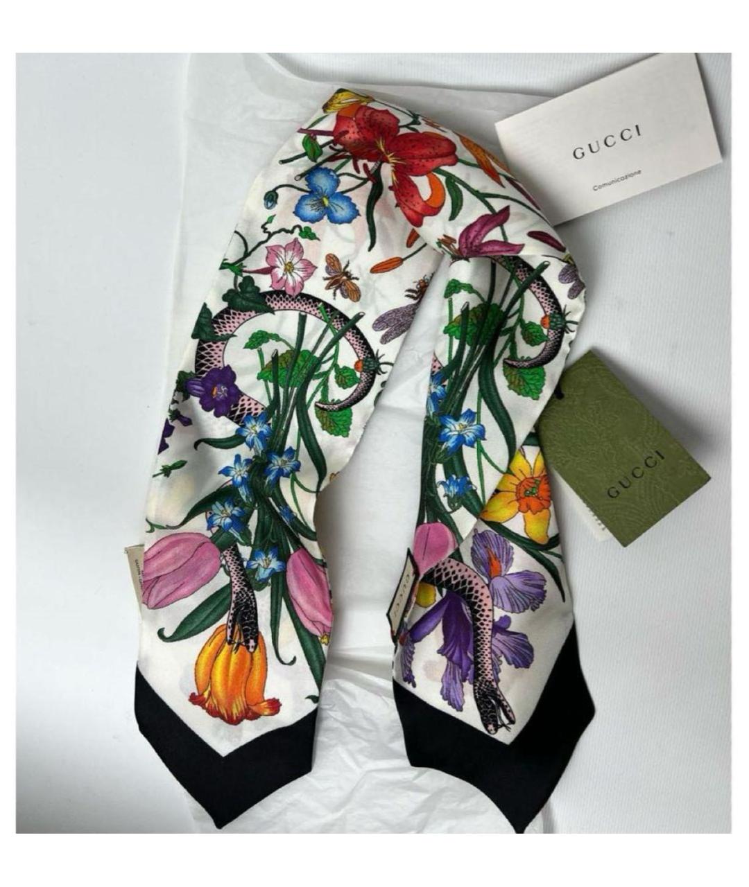 GUCCI Мульти шелковый платок, фото 5