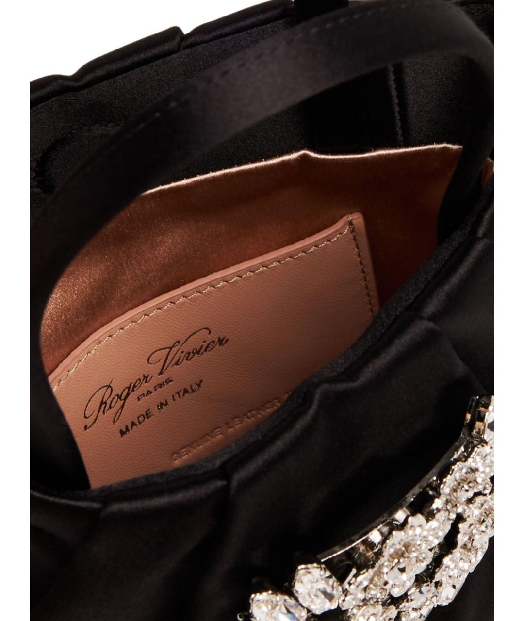 ROGER VIVIER Черная сумка тоут, фото 3