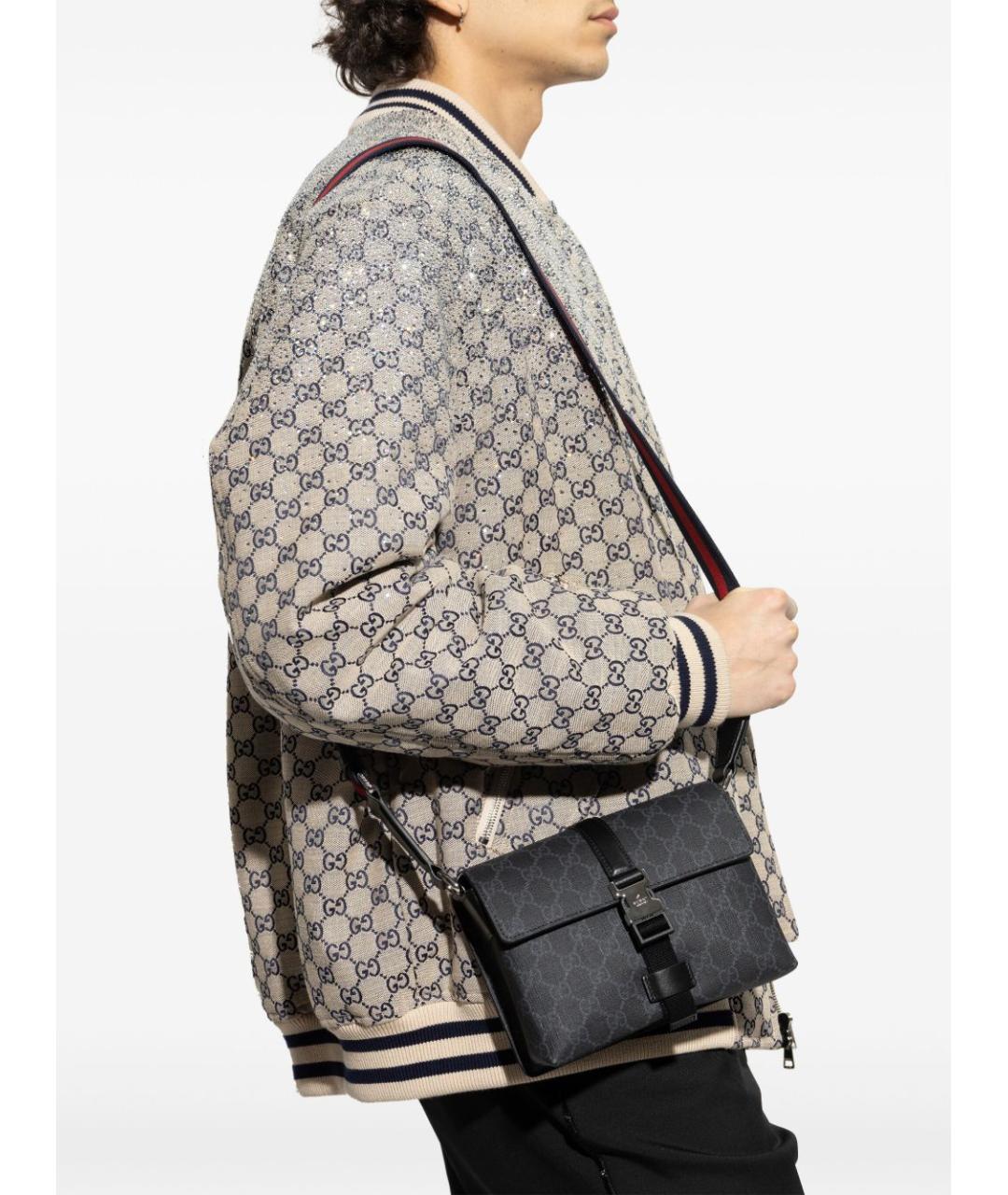 GUCCI Черная сумка на плечо, фото 2