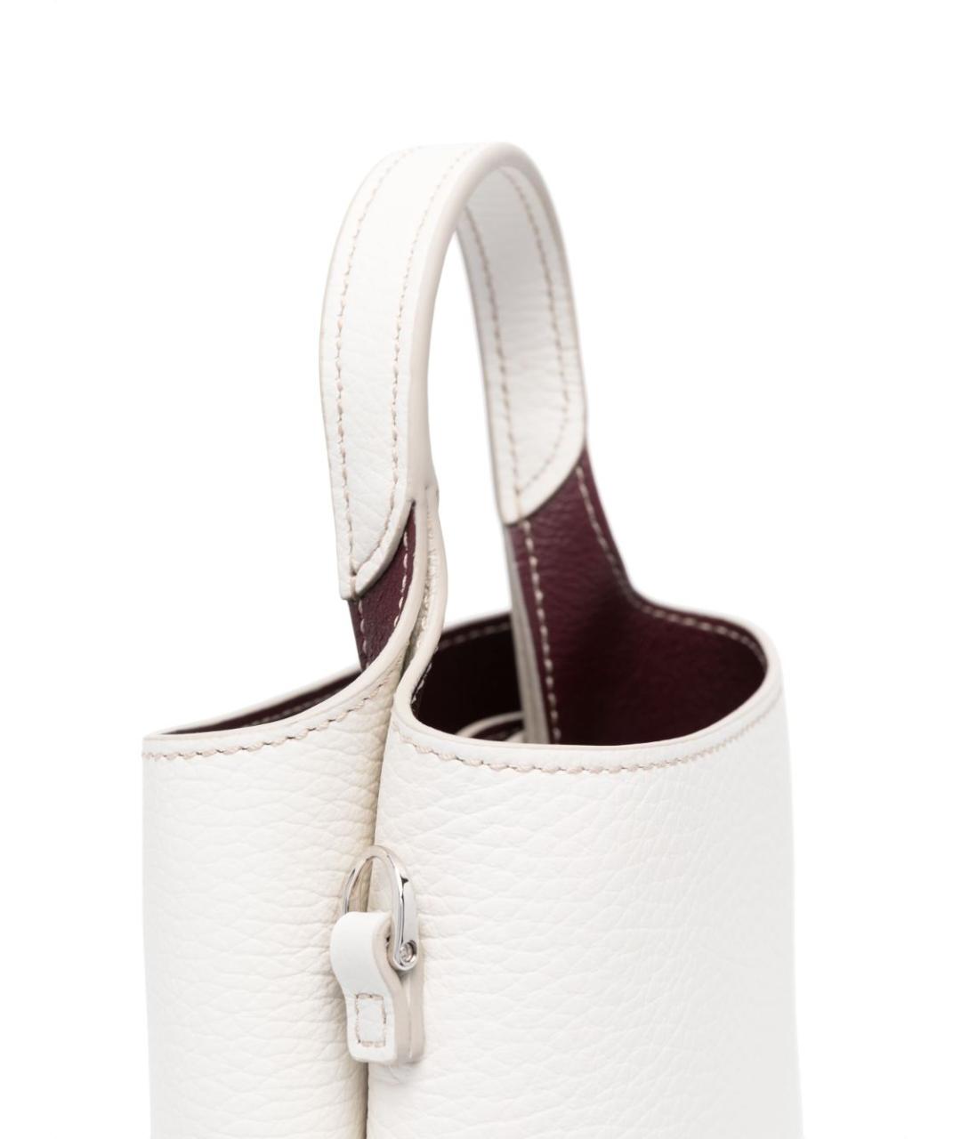 TOD'S Белая кожаная сумка через плечо, фото 4