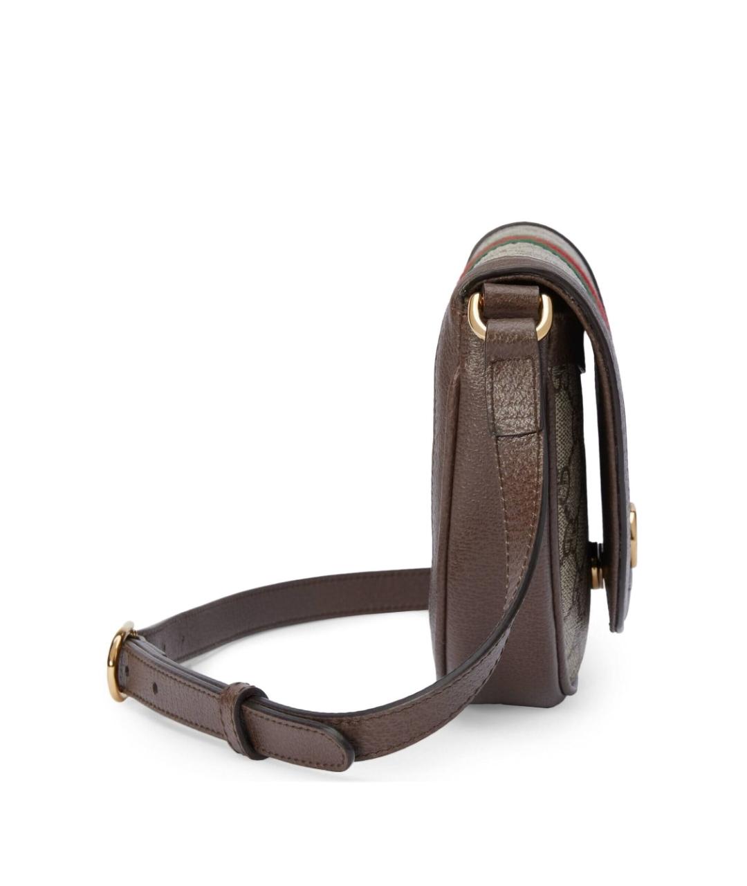 GUCCI Коричневая сумка через плечо, фото 4