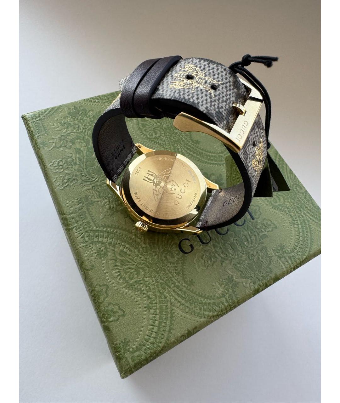 GUCCI Золотые позолоченные часы, фото 8