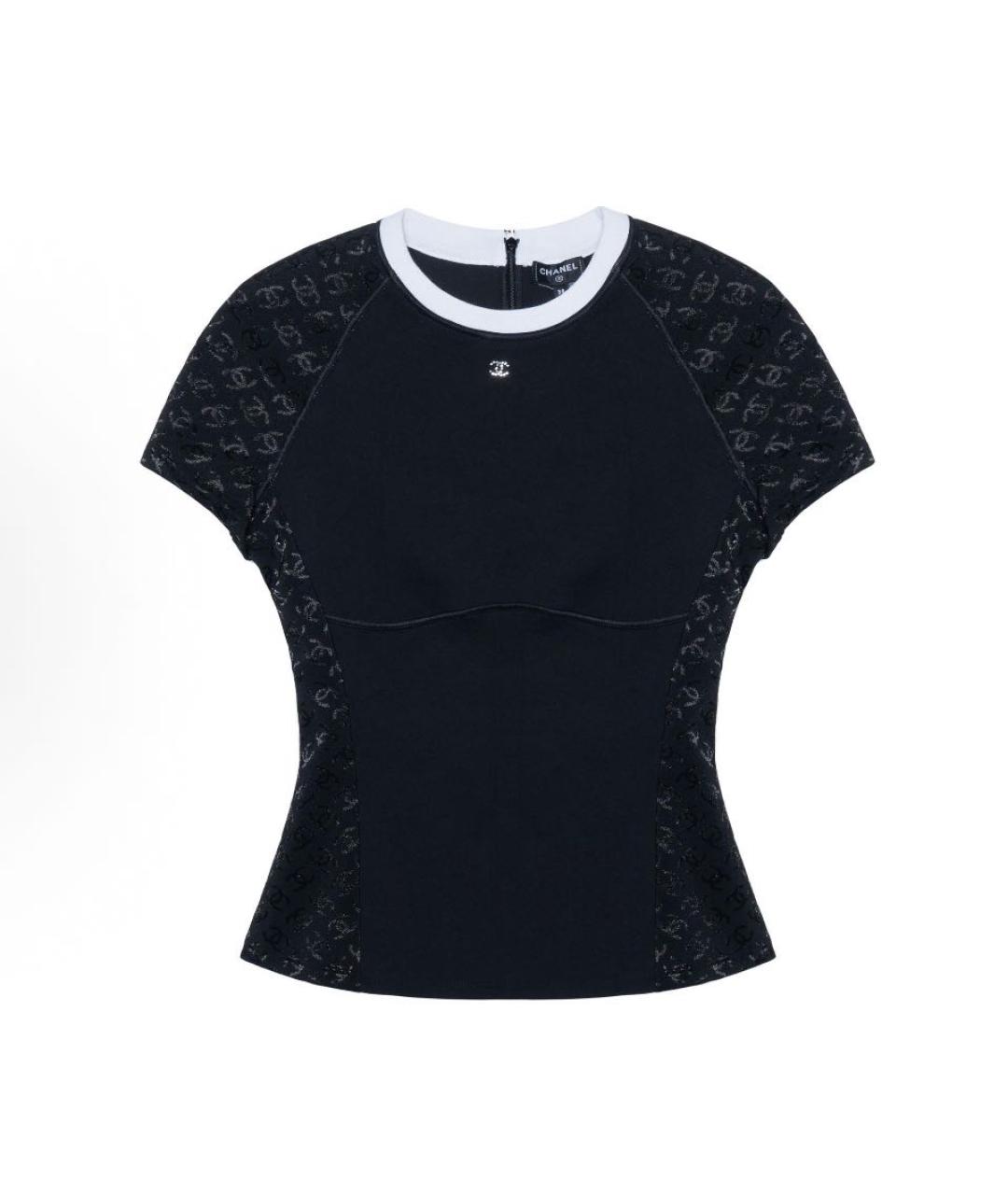 CHANEL Черная футболка, фото 8