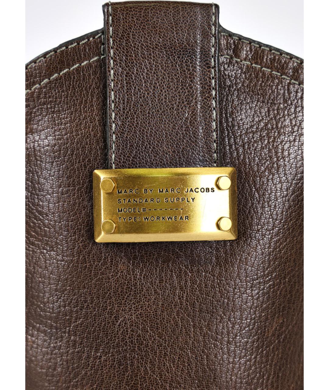 MARC JACOBS Коричневые кожаные сапоги, фото 5