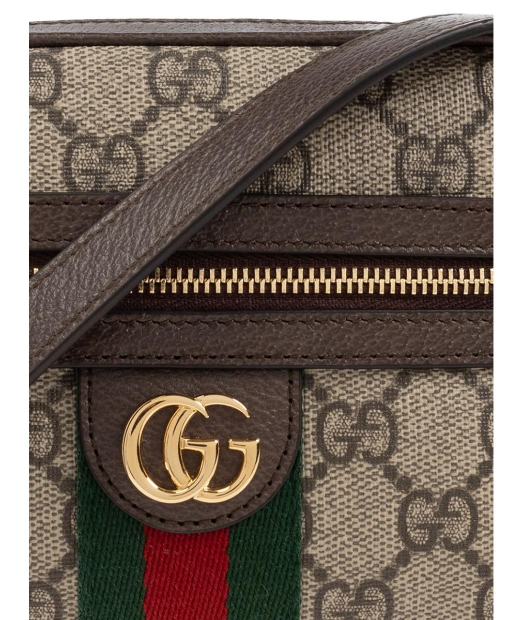 GUCCI Коричневая сумка через плечо, фото 6