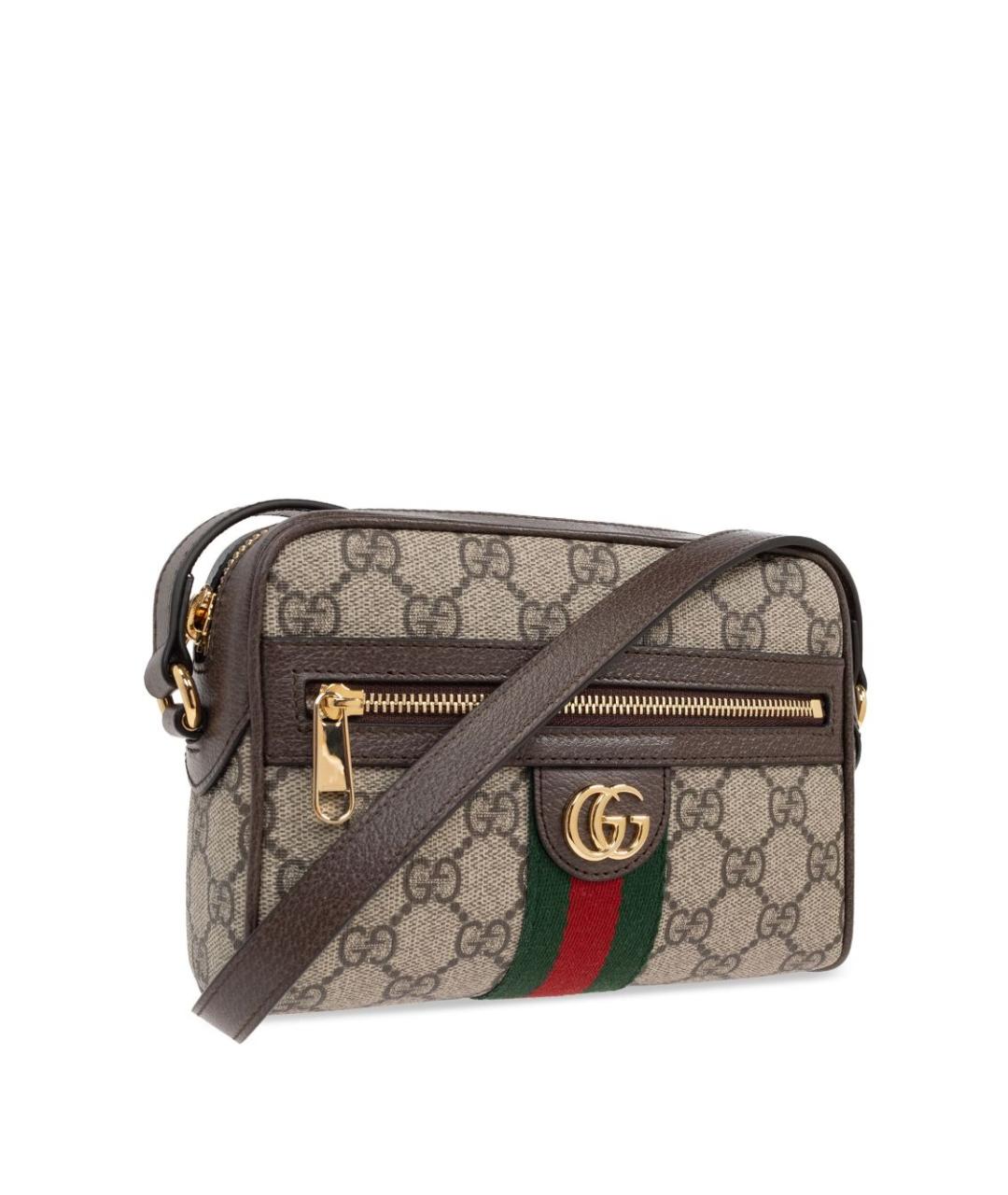 GUCCI Коричневая сумка через плечо, фото 4