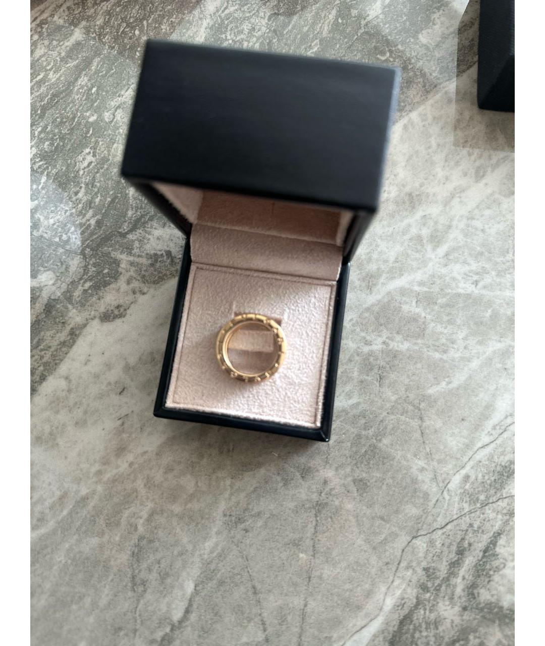 BVLGARI Белое кольцо из розового золота, фото 4