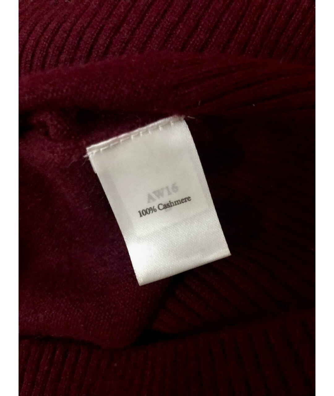 N.PEAL Бордовый кашемировый джемпер / свитер, фото 5