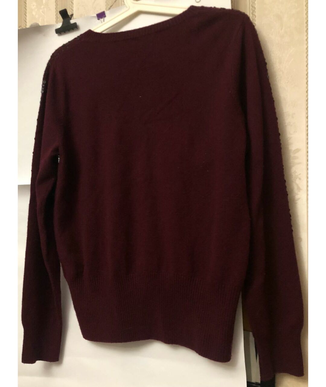 N.PEAL Бордовый кашемировый джемпер / свитер, фото 2