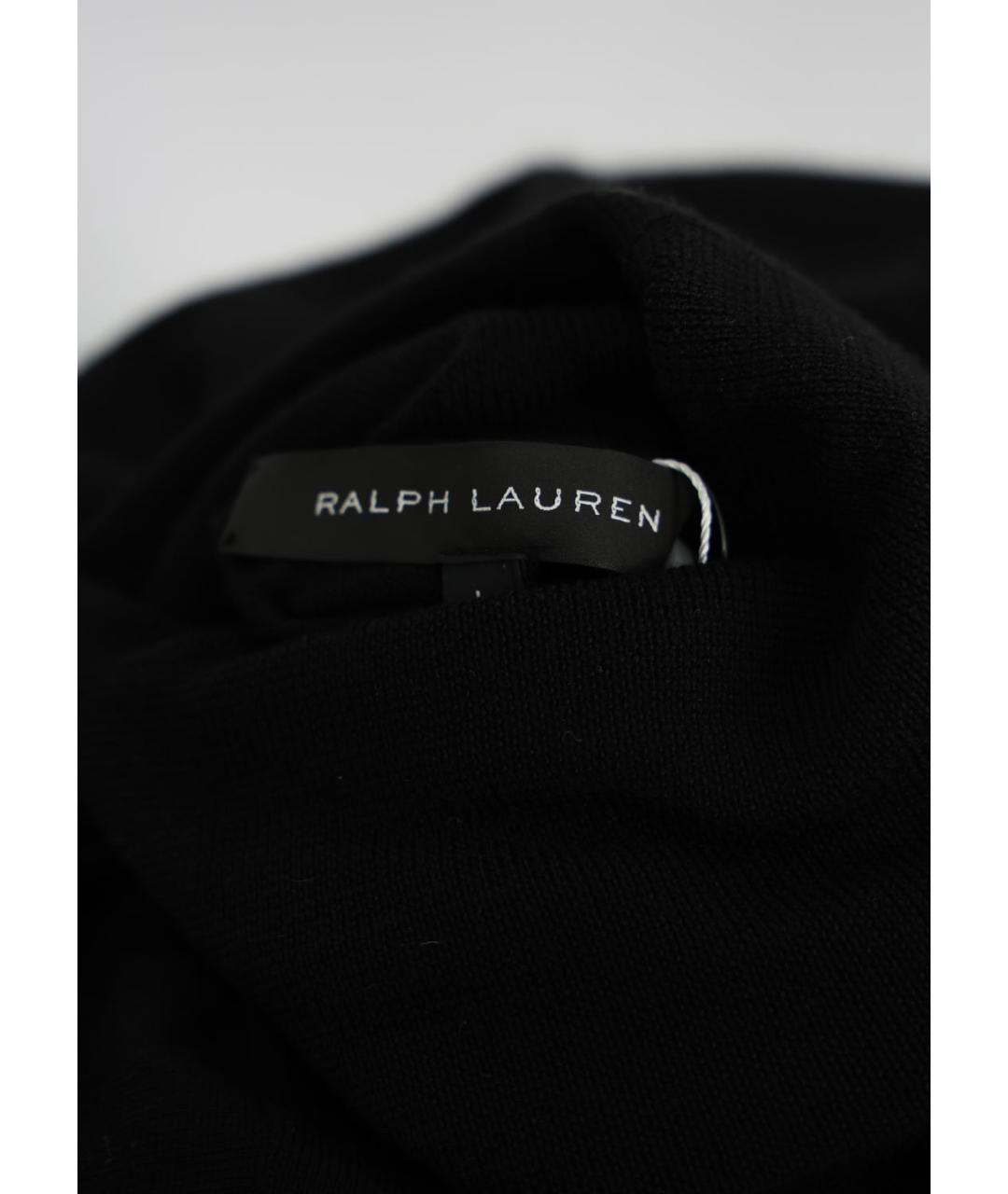 RALPH LAUREN Черная кашемировая водолазка, фото 3