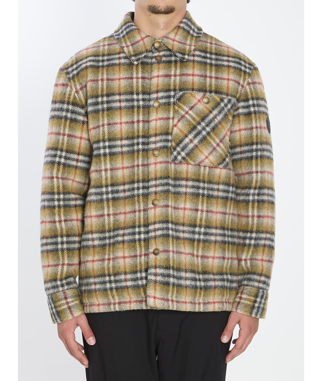 BURBERRY Бежевая полиэстеровая куртка, фото 2