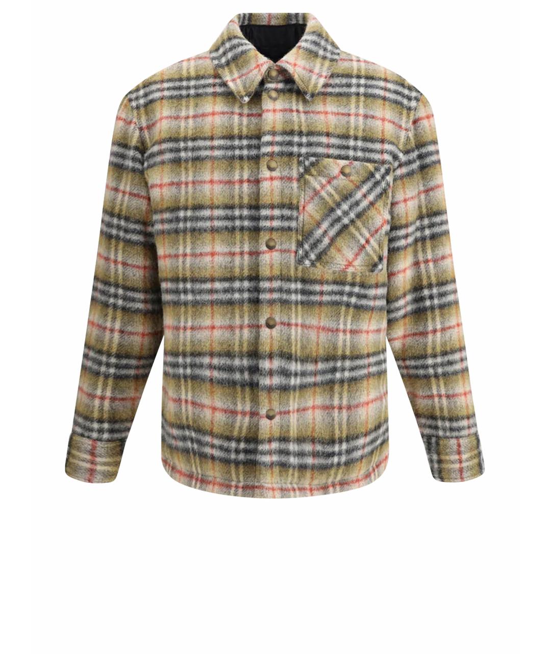 BURBERRY Бежевая полиэстеровая куртка, фото 1