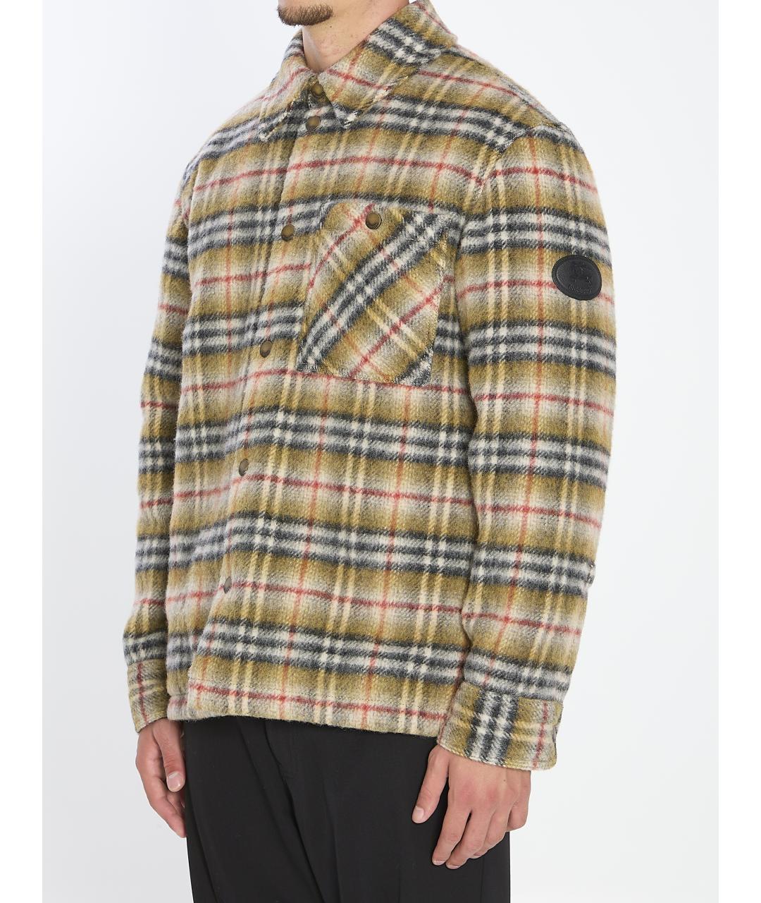 BURBERRY Бежевая полиэстеровая куртка, фото 3