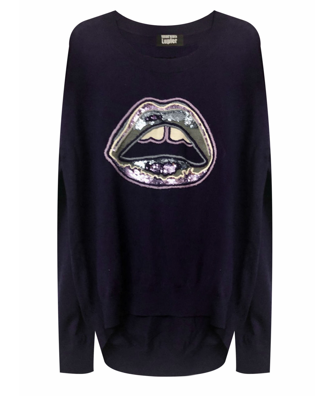 MARKUS LUPFER Фиолетовый шерстяной джемпер / свитер, фото 1