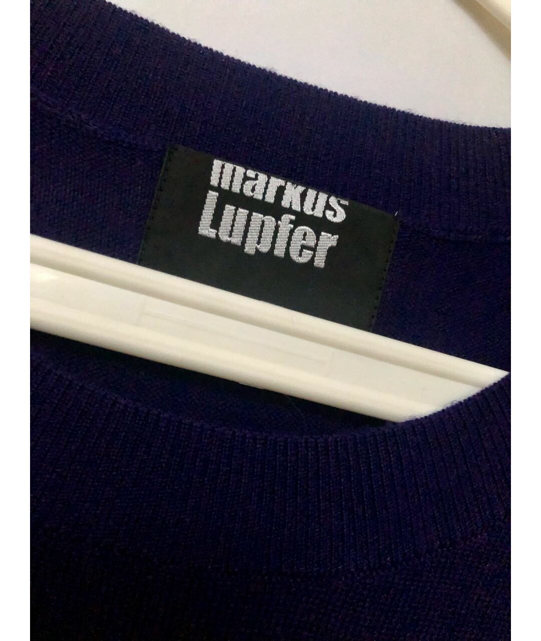 MARKUS LUPFER Фиолетовый шерстяной джемпер / свитер, фото 3