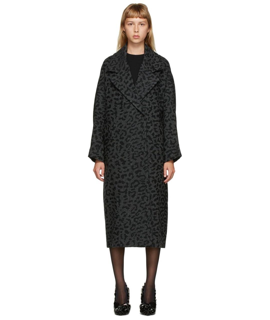 VALENTINO Черное шерстяное пальто, фото 2