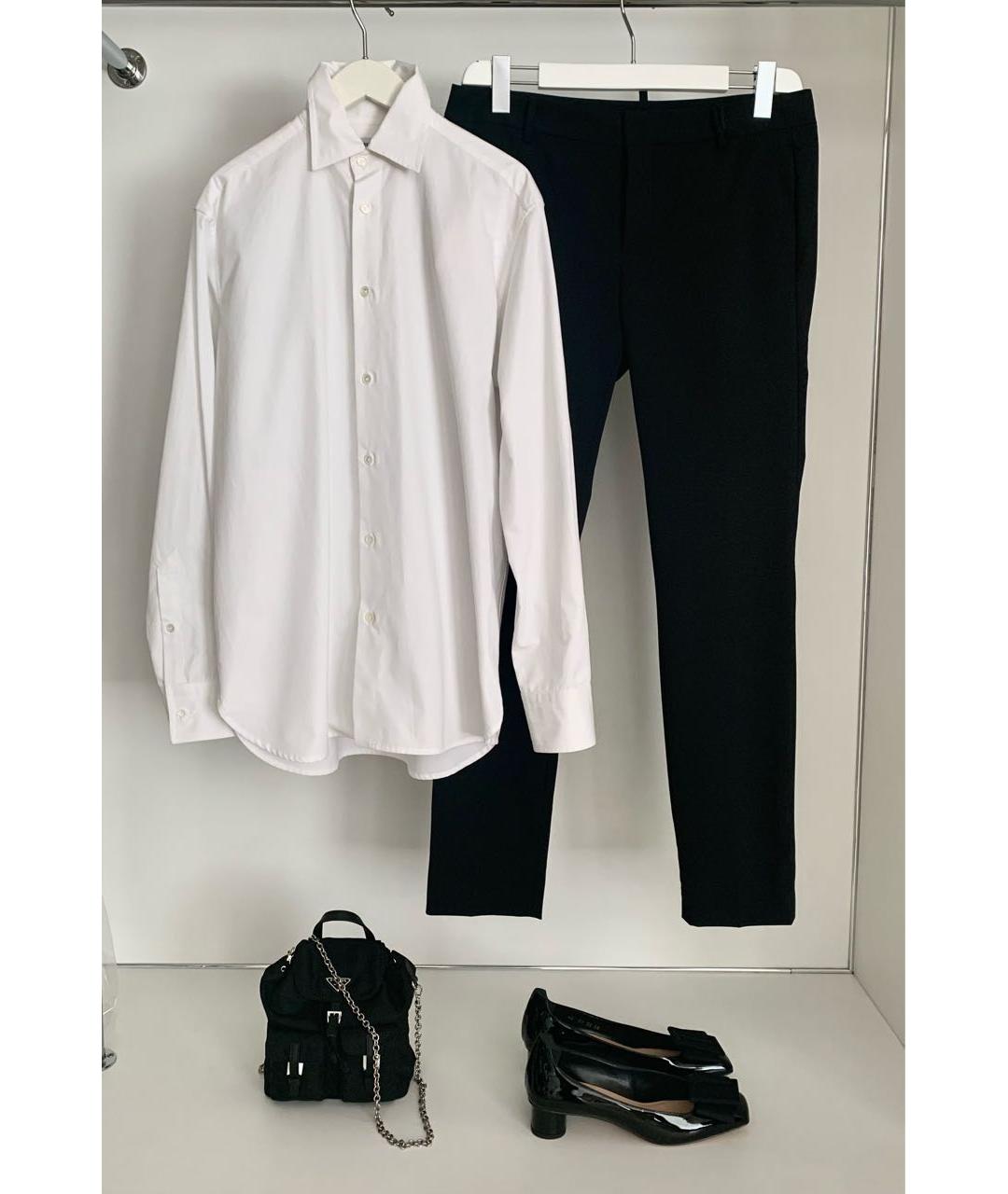 DSQUARED2 Черные шерстяные брюки узкие, фото 5