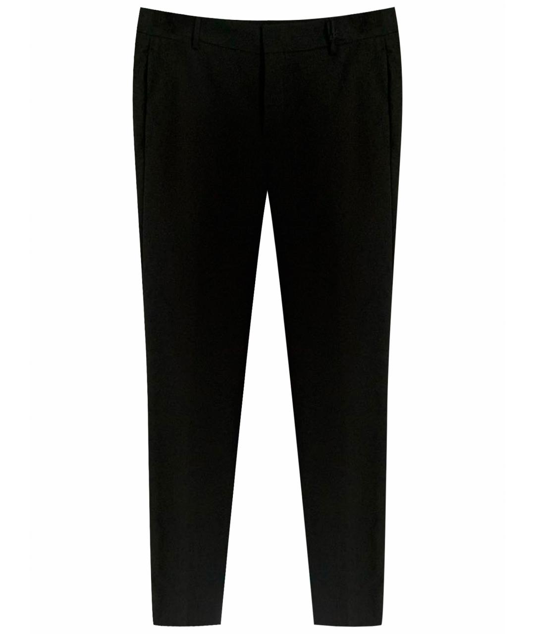 DSQUARED2 Черные шерстяные брюки узкие, фото 1