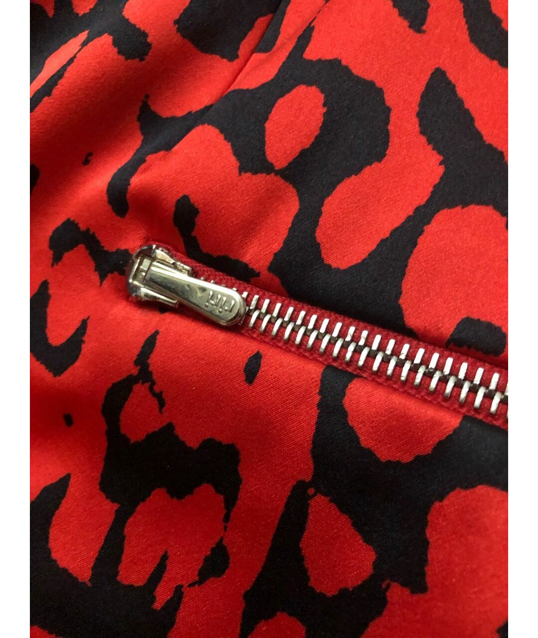 PREEN BY THORNTON BREGAZZI Красная полиэстеровая юбка мини, фото 4