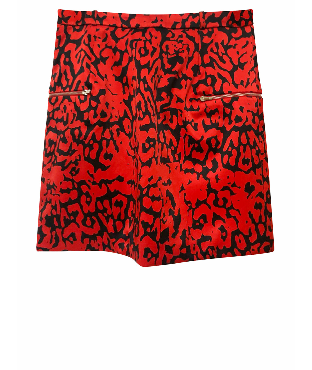 PREEN BY THORNTON BREGAZZI Красная полиэстеровая юбка мини, фото 1