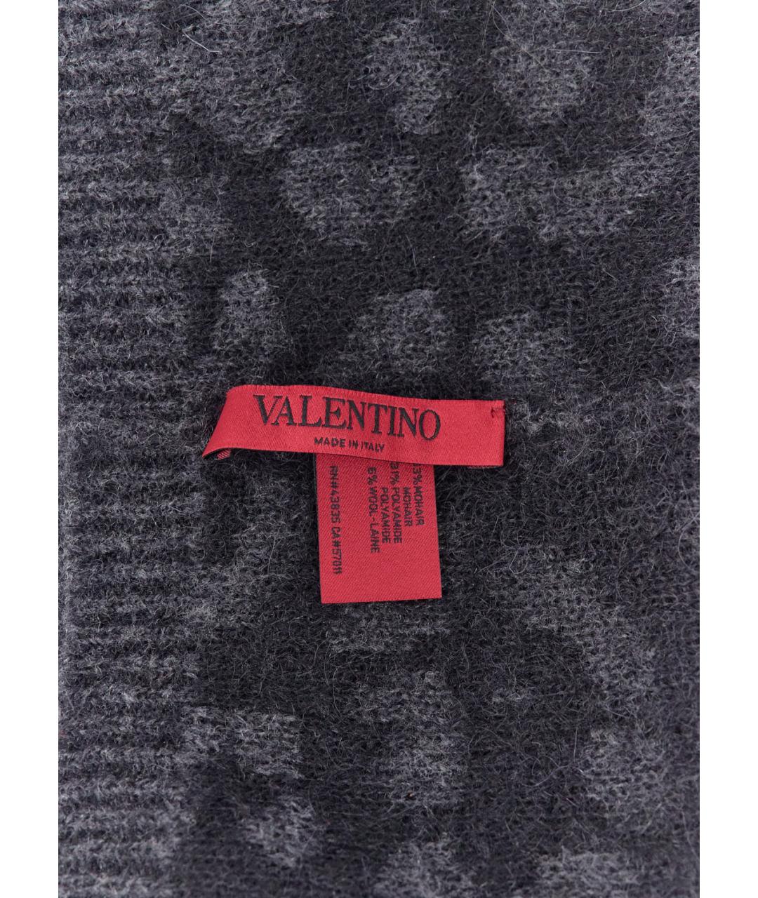 VALENTINO Серая шапка, фото 3
