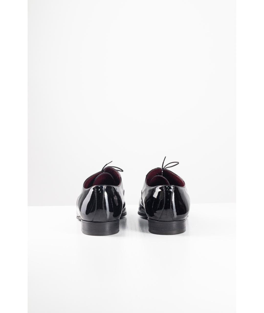 BRIONI Черные туфли из лакированной кожи, фото 4