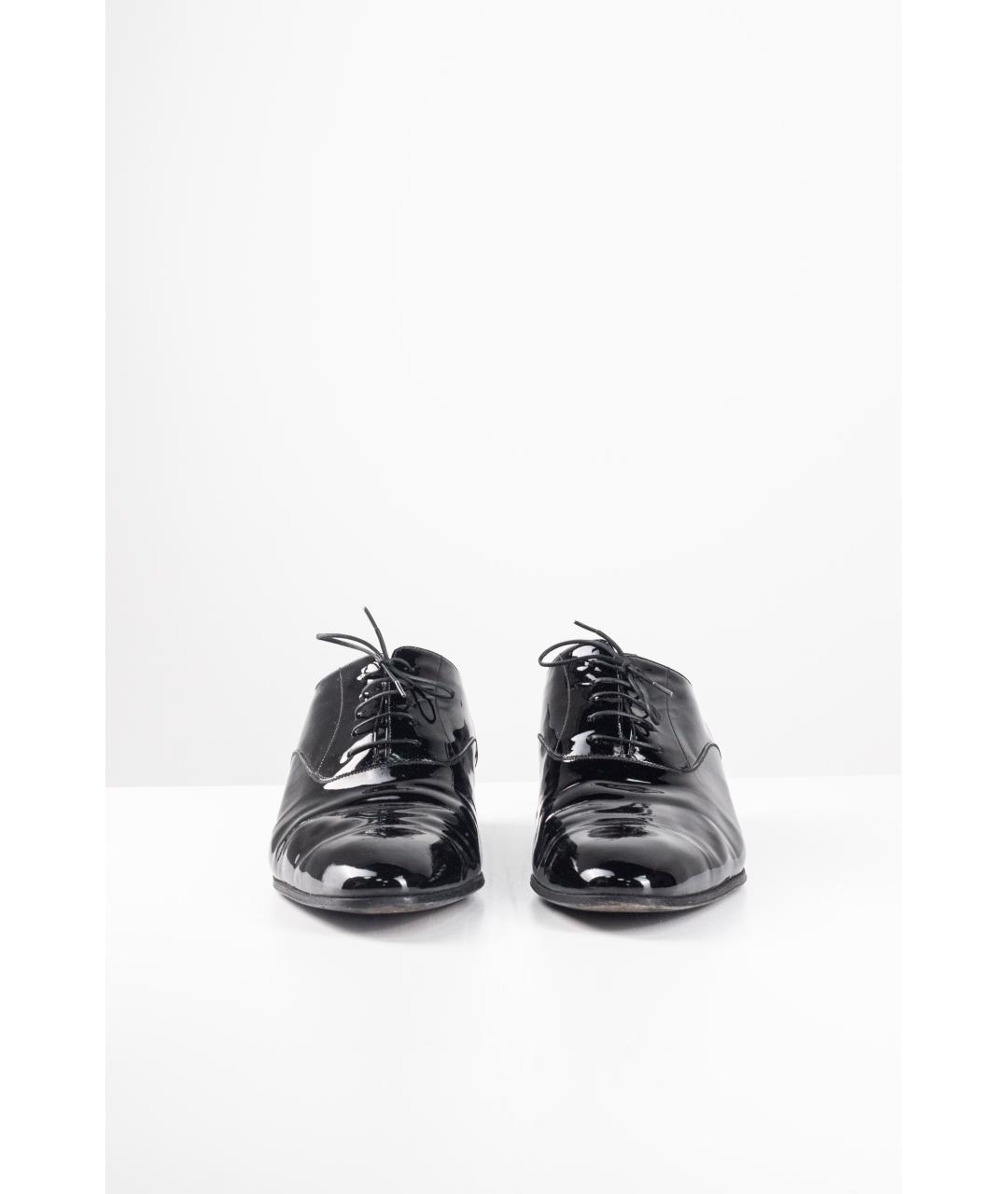 BRIONI Черные туфли из лакированной кожи, фото 2