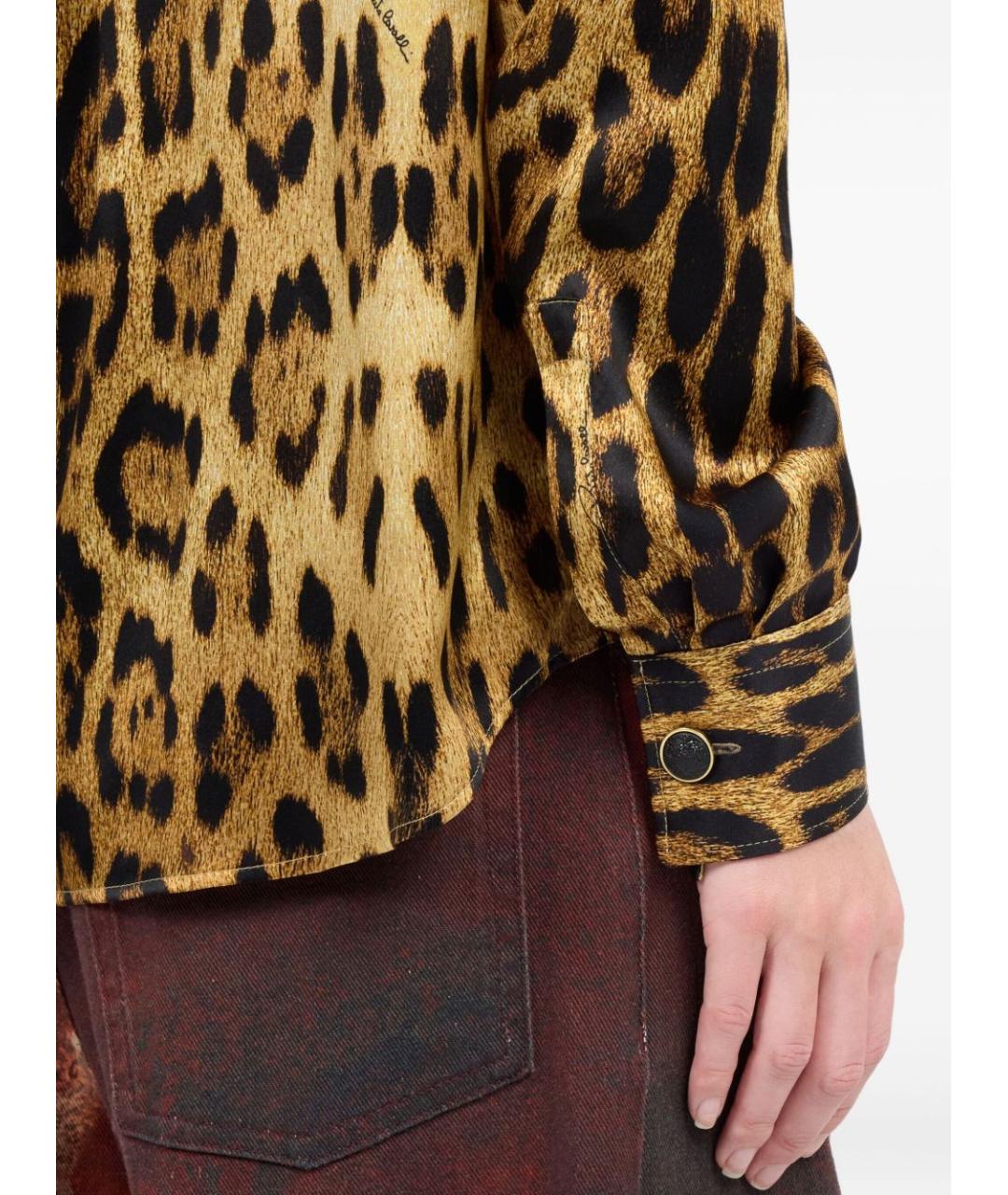 ROBERTO CAVALLI Мульти шелковая рубашка, фото 3