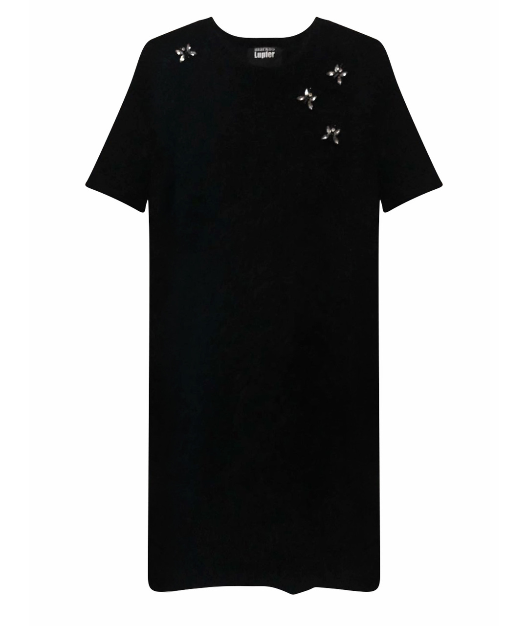 MARKUS LUPFER Черное шерстяное повседневное платье, фото 1