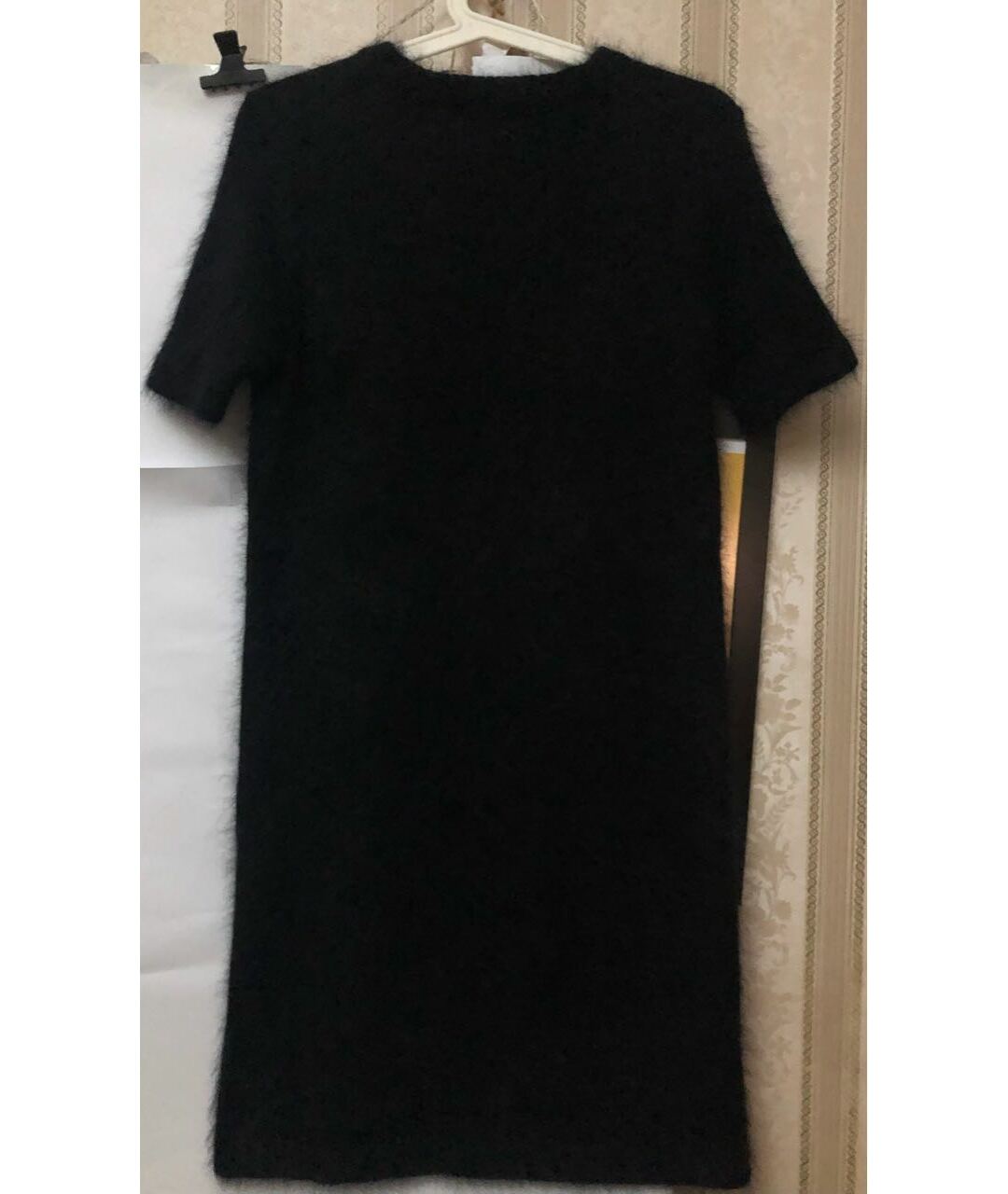 MARKUS LUPFER Черное шерстяное повседневное платье, фото 2