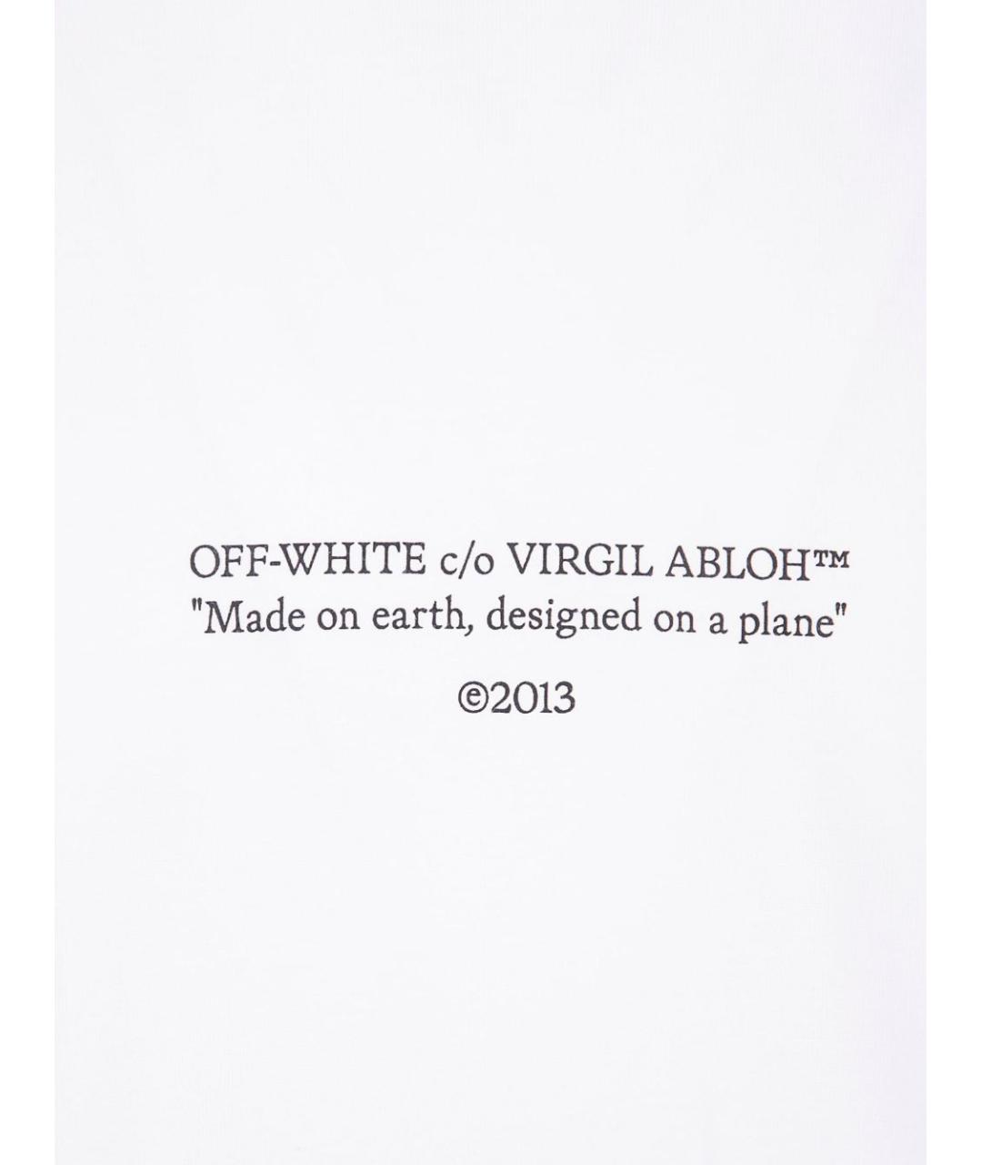 OFF-WHITE Хлопковая футболка, фото 2
