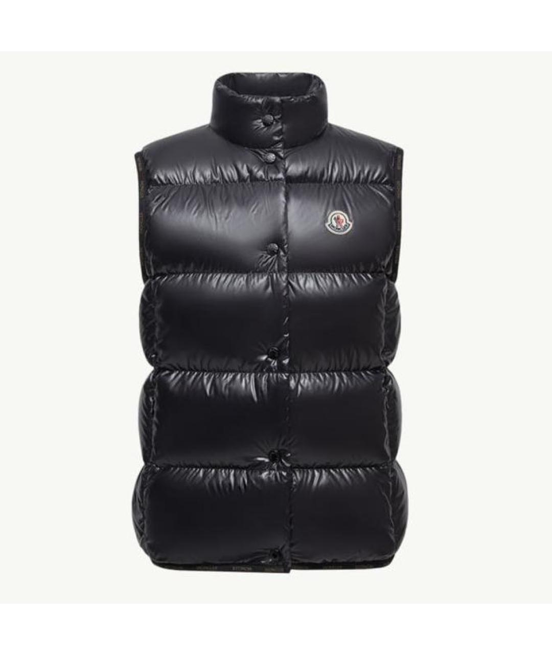 MONCLER Черный жилет, фото 4