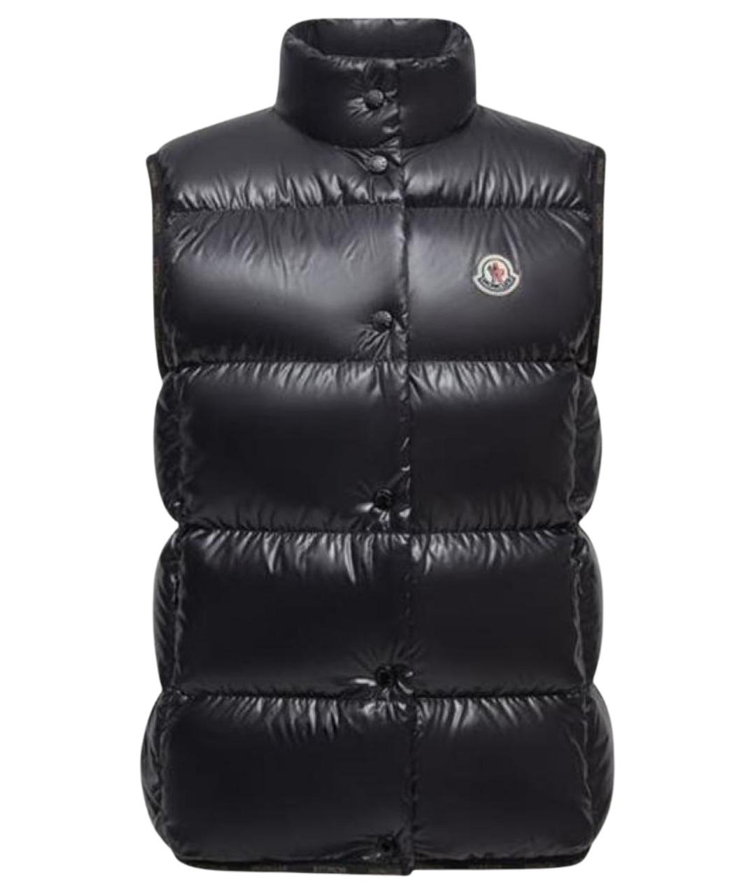 MONCLER Черный жилет, фото 1