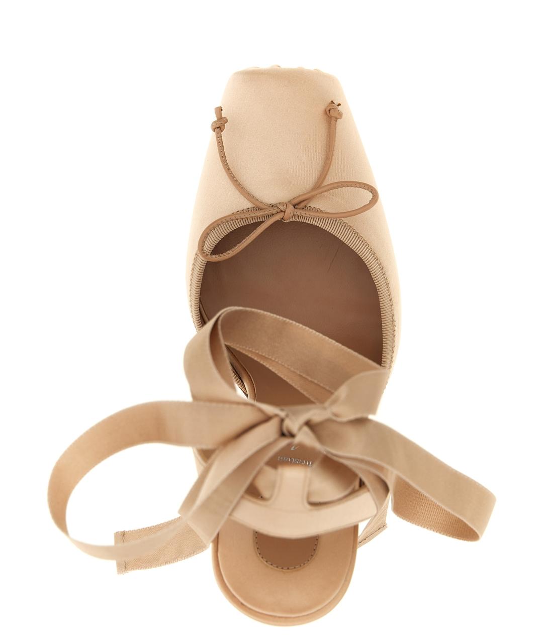 CHRISTIAN LOUBOUTIN Розовые текстильные туфли, фото 4