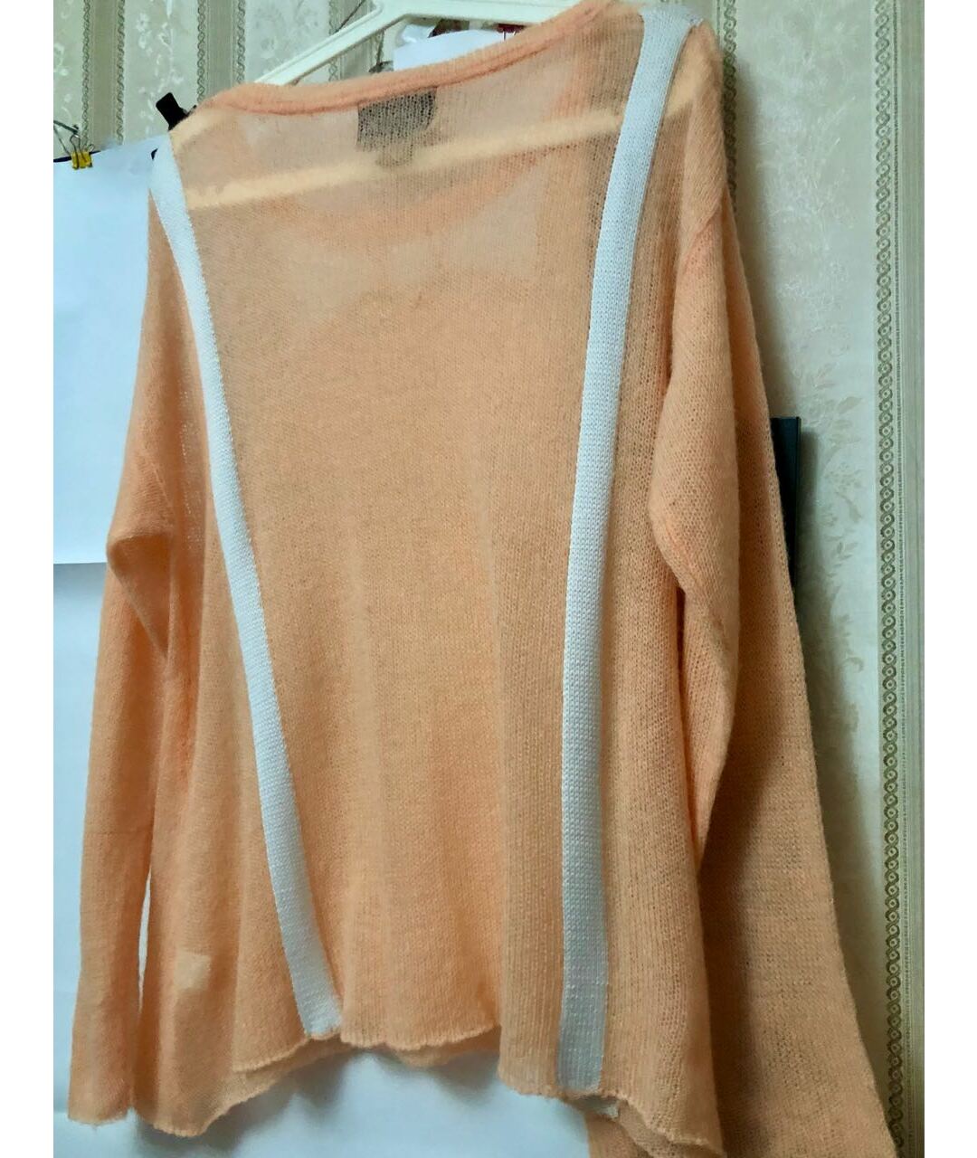 WILDFOX Оранжевый шерстяной джемпер / свитер, фото 2