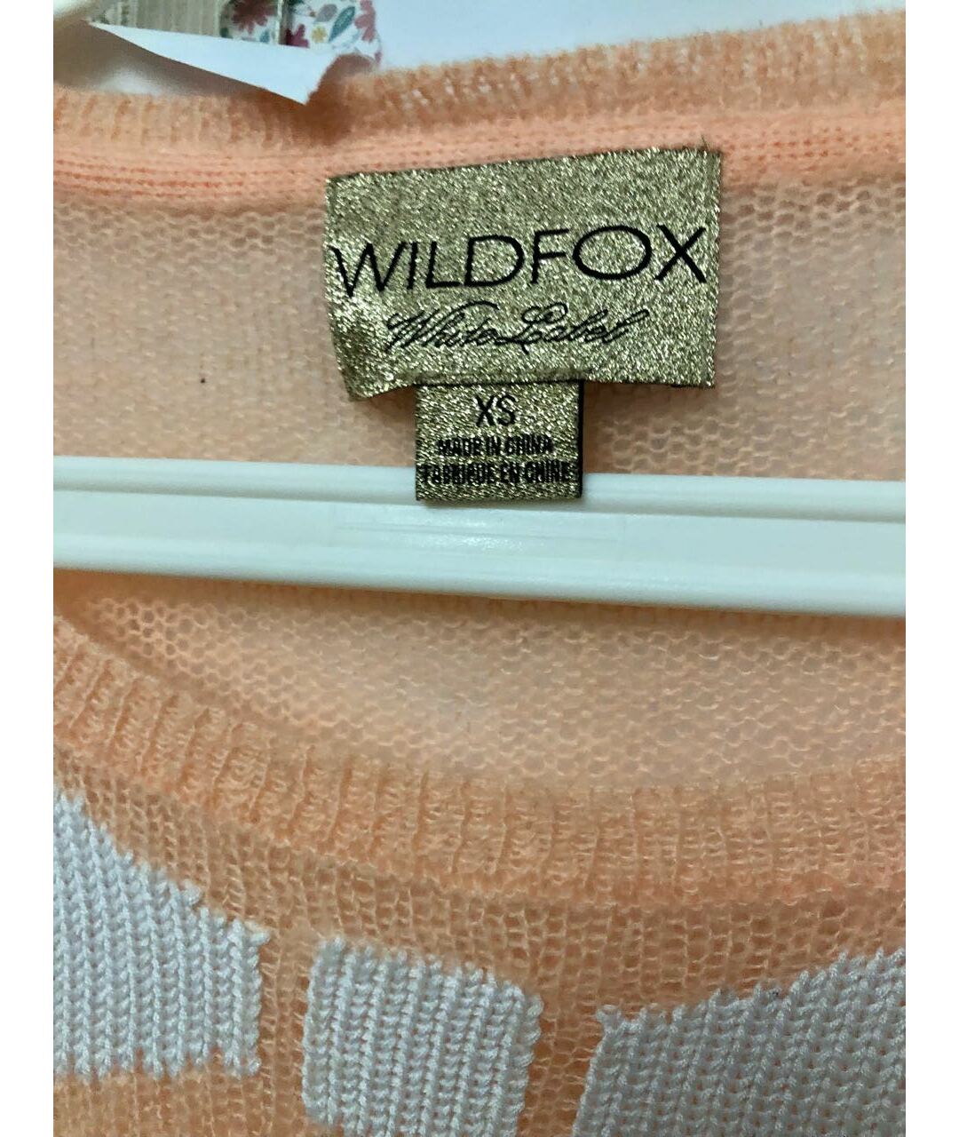 WILDFOX Оранжевый шерстяной джемпер / свитер, фото 3