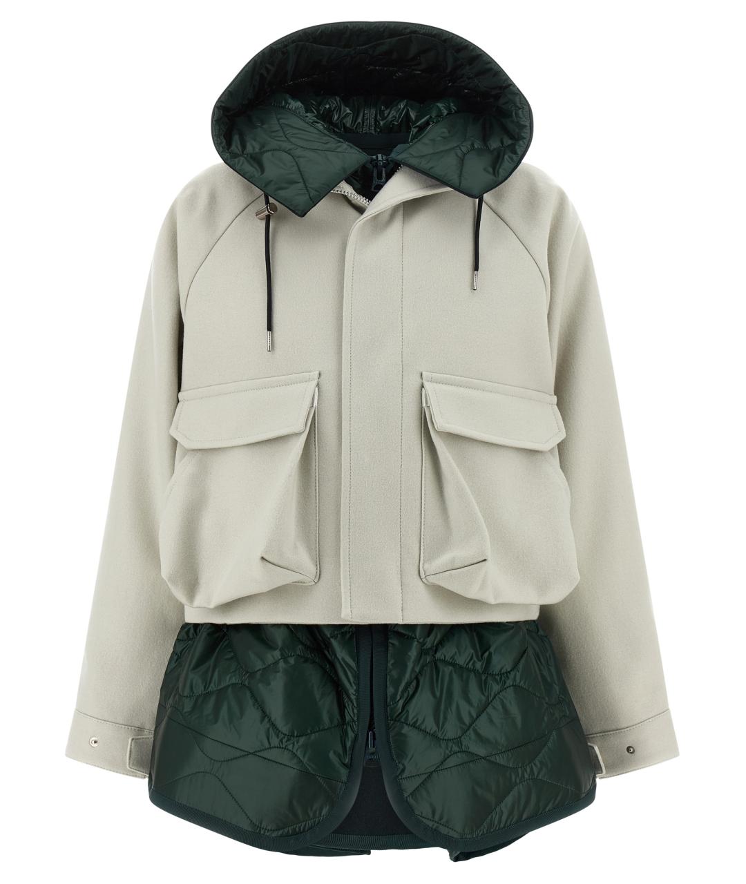 SACAI Мульти шерстяная куртка, фото 1