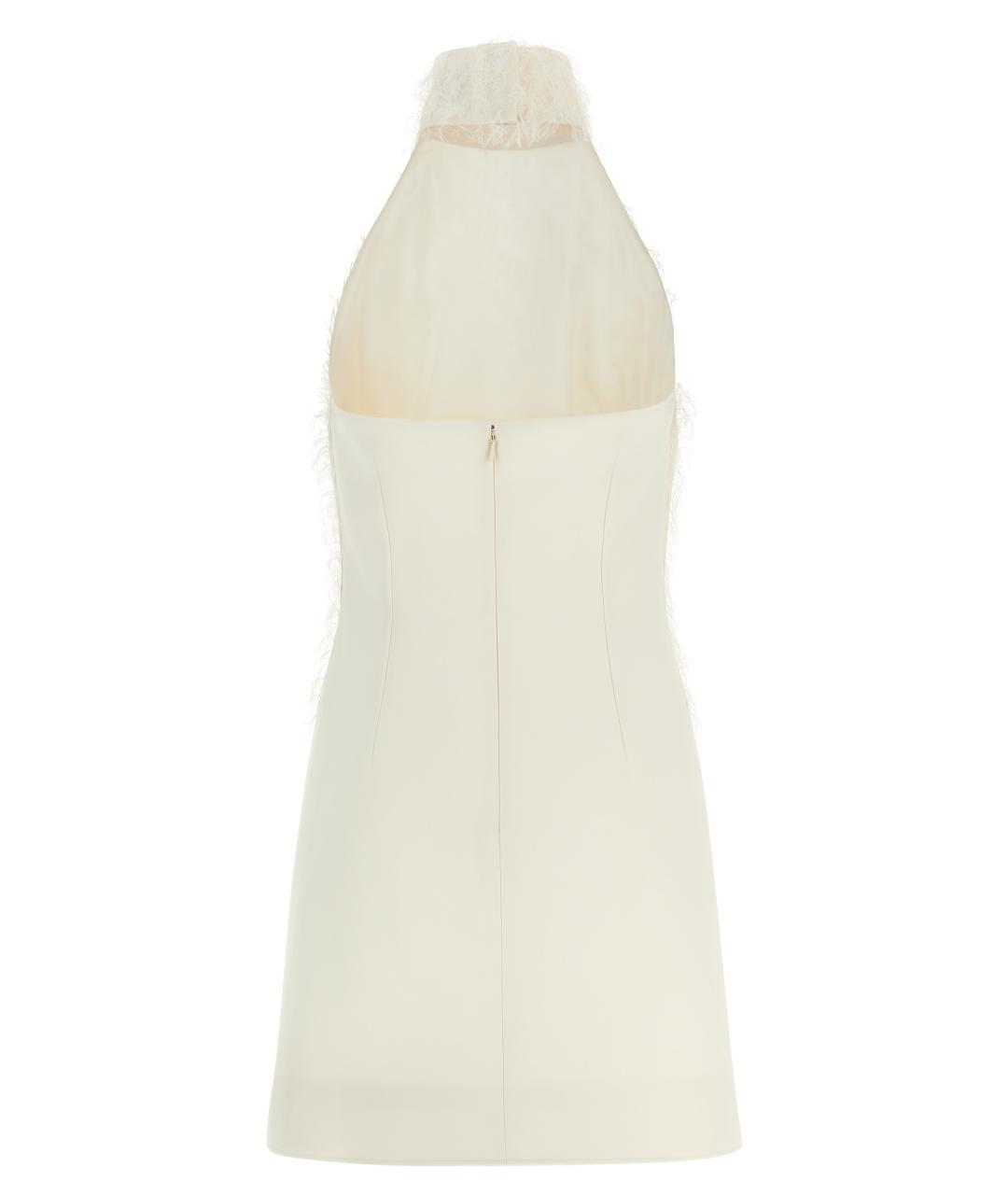 COURREGES Белое ацетатное коктейльное платье, фото 2
