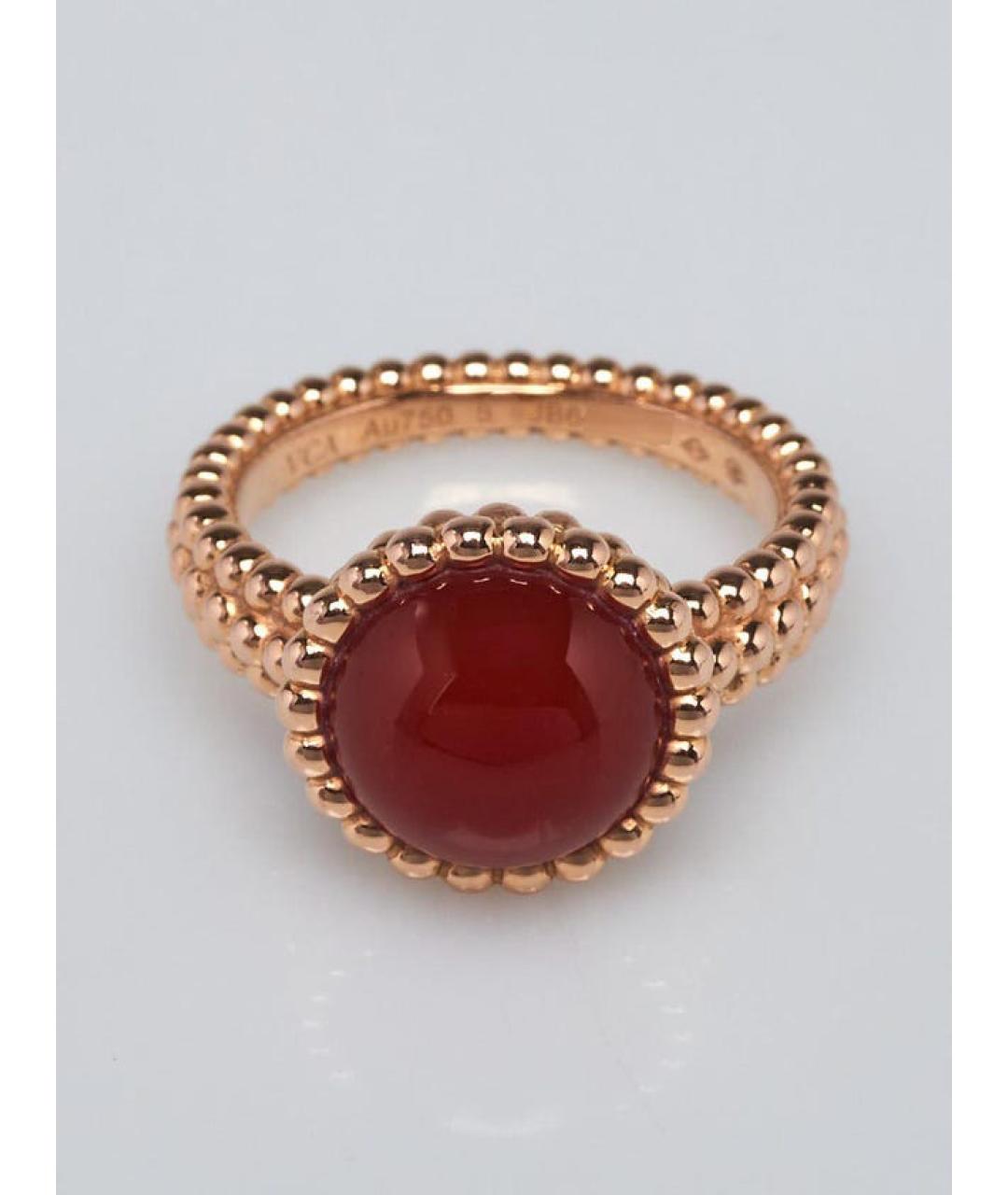 VAN CLEEF & ARPELS Красное кольцо из розового золота, фото 2