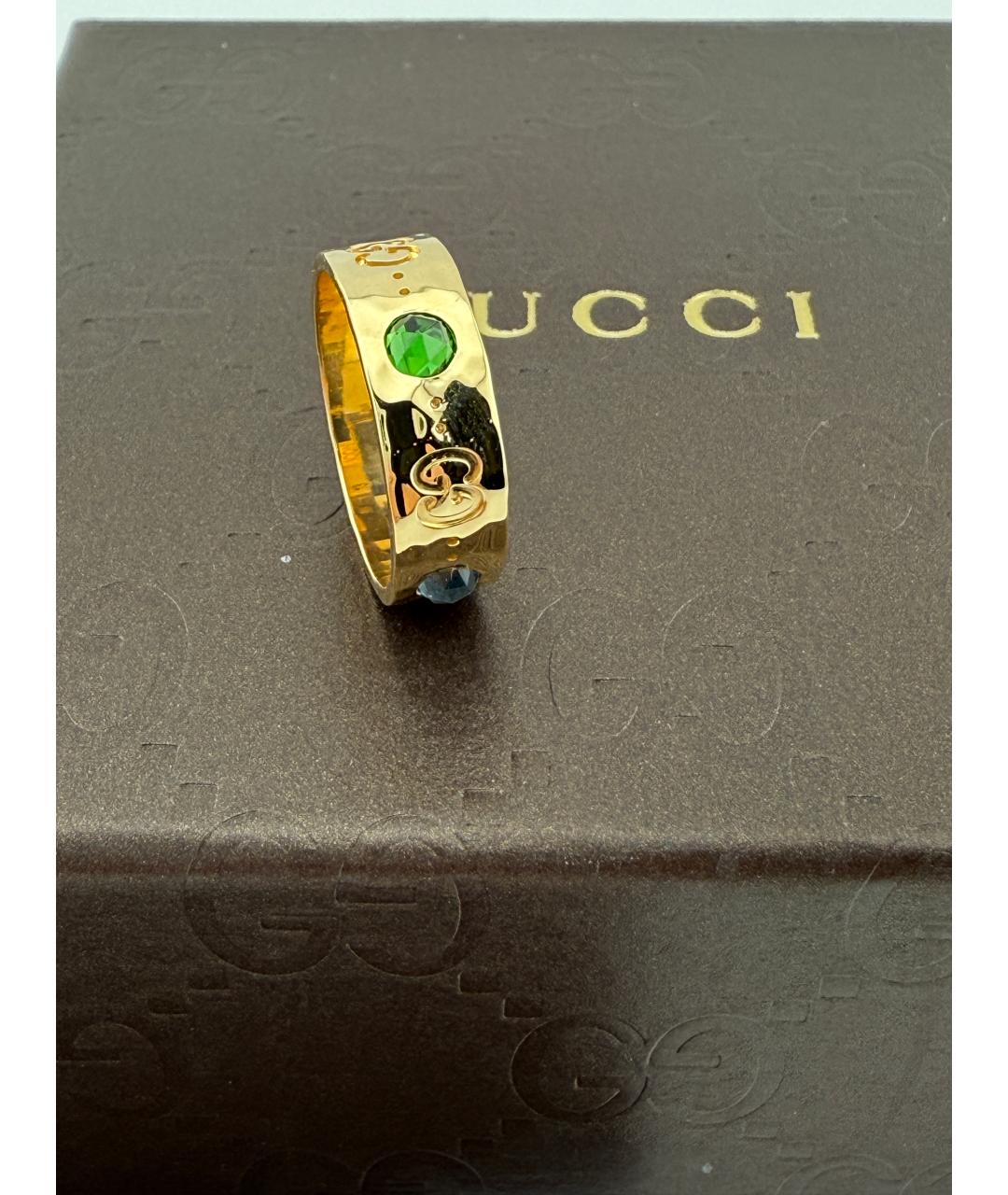 GUCCI Золотое кольцо из желтого золота, фото 4