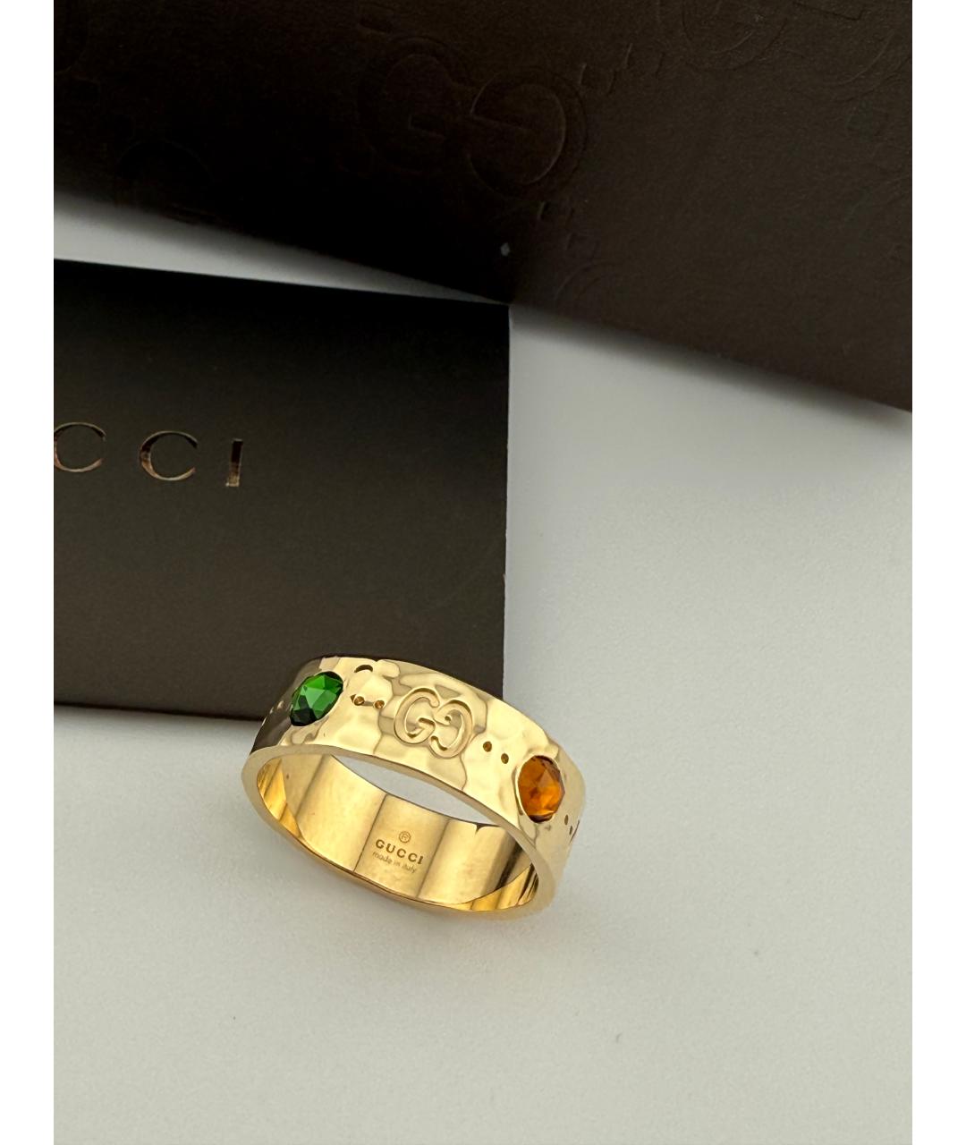 GUCCI Золотое кольцо из желтого золота, фото 3