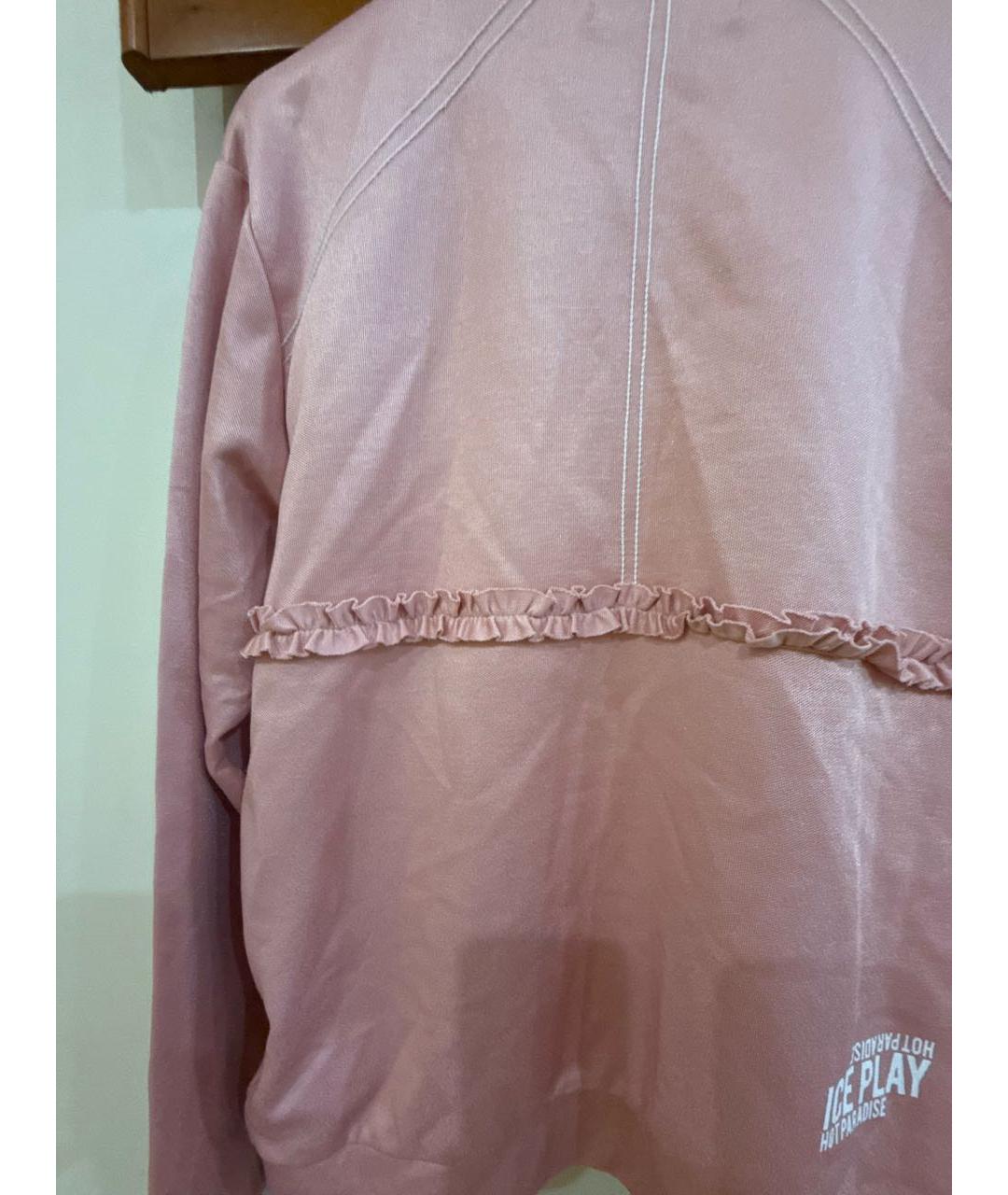 ICEBERG Коралловая полиэстеровая спортивная куртка, фото 6