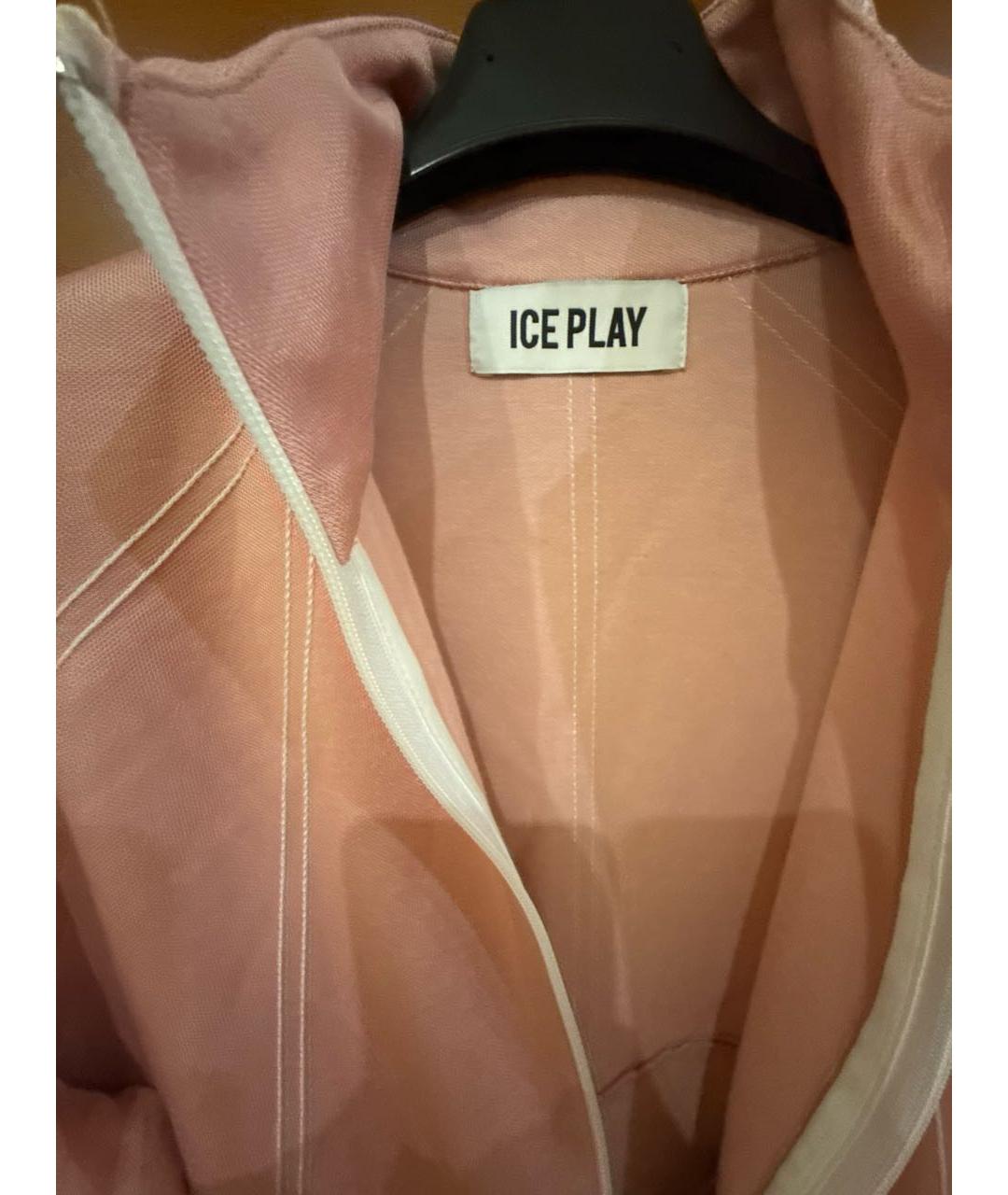 ICEBERG Коралловая полиэстеровая спортивная куртка, фото 3