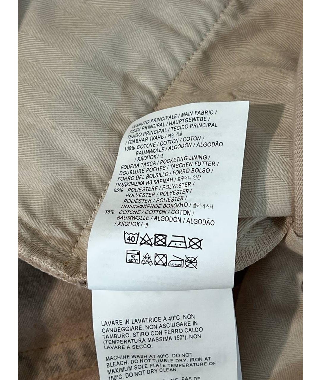 GOLDEN GOOSE DELUXE BRAND Розовые хлопковые прямые джинсы, фото 6